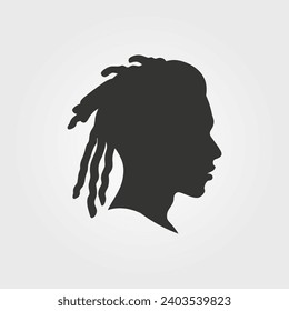 Dreadlocks icon - Simple Vector Illustration