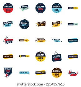 Dream Big 25 vector images to inspire and motivate 25 pack