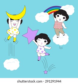 Dream Big And Jump High illustration