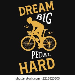 Traumgroßes Pedal-T-Shirt-Design