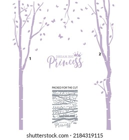 dream big princess wall decal sticker wall art printable cuttable vector illustrator svg