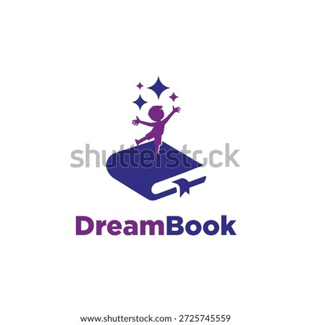 Dream Book Logo vector Templates Simple