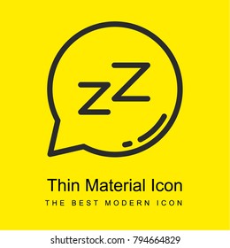 Dream bright yellow material minimal icon or logo design