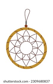 Dream catcher accessory Vector Illustration