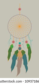 dream catcher blue and volet