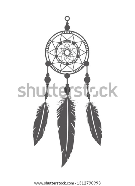 Dream Catcher Dreamcatcher Vector Illustration Stock Vector Royalty Free 1312790993