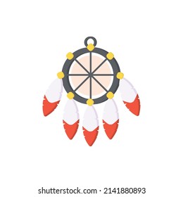 icono del protector de sueños con plumas