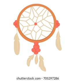 Dream catcher icon. Cartoon illustration of dream catcher vector icon for web