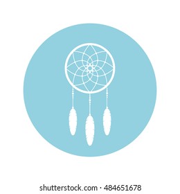 dream catcher icon. vector illustration