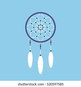 dream catcher icon. vector illustration