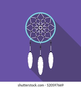 dream catcher icon. vector illustration