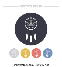 dream catcher icon. vector illustration