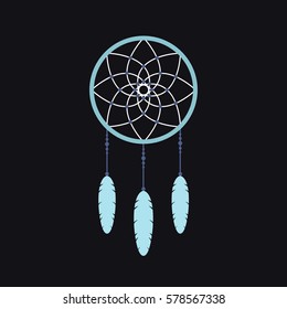 dream catcher icon. vector illustration