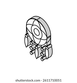 dream catcher isometric icon vector. dream catcher sign. isolated symbol illustration