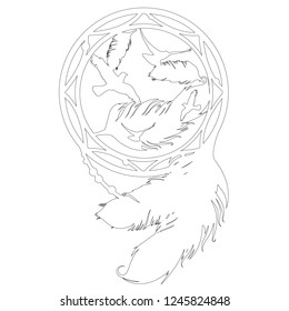 dream catcher for laser cutting
