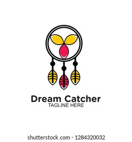 Dream Catcher Logo And Clip Art Vector