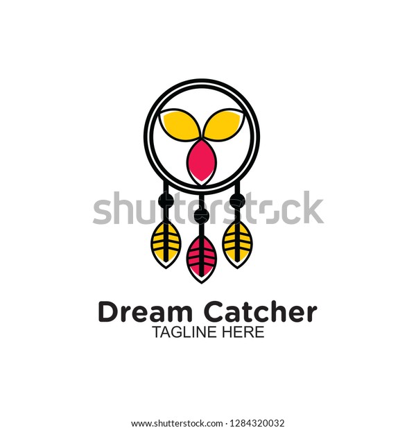 Dream Catcher Logo Clip Art Vector Stock Vector Royalty Free