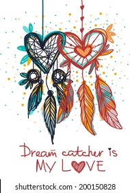 Dream catcher with love for love