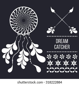 Dream Catcher. Ornament vector.