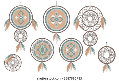 dream catcher set collection room decor