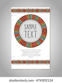 dream Catcher style frame icon vector illustration graphic