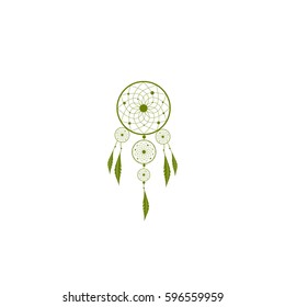 Dream catcher vector icon
