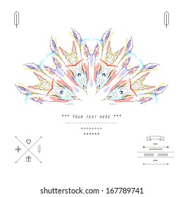 Dream  catcher, vector illustration