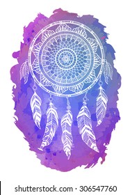 Dream catcher, vector illustration