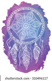 Dream catcher, vector illustration