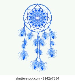 Dream catcher, vector illustration