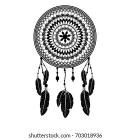 Dream Catcher Vector Illustration