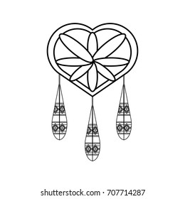 dream  catcher  vector illustration