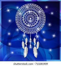 Dream Catcher Vector Illustration