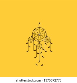 
dream catcher is a wall decoration or hanger that is believed to be able to drive away nightmares