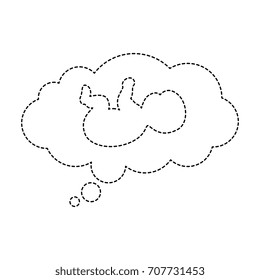 dream cloud with baby
