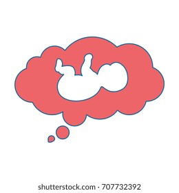 dream cloud with baby
