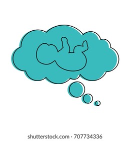 dream cloud with baby