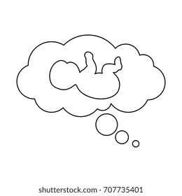 dream cloud with baby