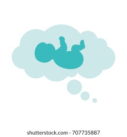 dream cloud with baby