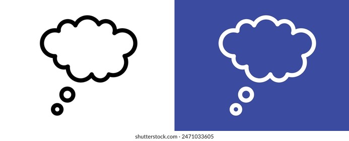 Dream cloud icon logo set vector