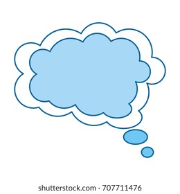 dream cloud isolated icon