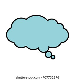 dream cloud isolated icon