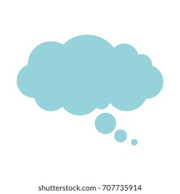 Dream Cloud Isolated Icon