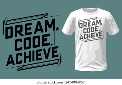 Dream code achieves t-shirt design