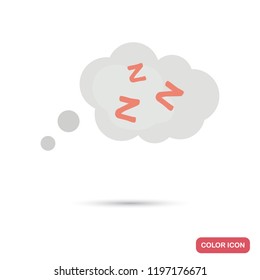 Dream color flat icon