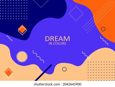 Diseño de fondo abstracto de colores