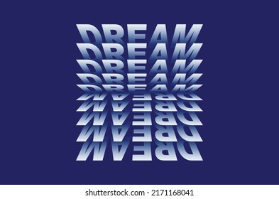 Dream Flipbook Text Effect Vector