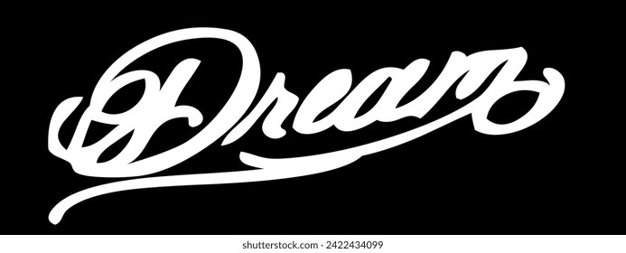 dream font. Typography decorative elegant  lettering for logo. vector illustration. stock image.