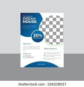 Dream Home Development Flyer template with photo