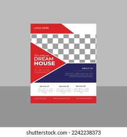 Dream Home Development Flyer template with photo
